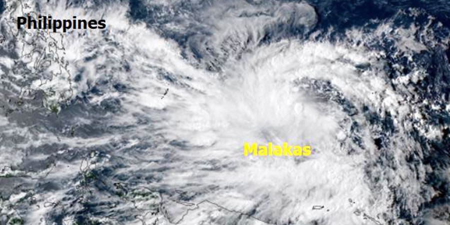 Καταιγίδα «Malakas»: Μια τροπική καταιγίδα που περνάει δίπλα από τις Φιλιππίνες