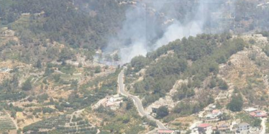 Υπό έλεγχο η πυρκαγιά στην περιοχή του Λυθροδόντα - Διερευνώνται τα αίτια 
