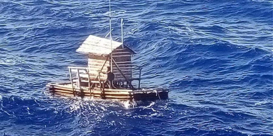 Έφηβος αγνοούνταν για 49 ημέρες στη θάλασσα πάνω σε πλωτή καλύβα - ΦΩΤΟΓΡΑΦΙΑ