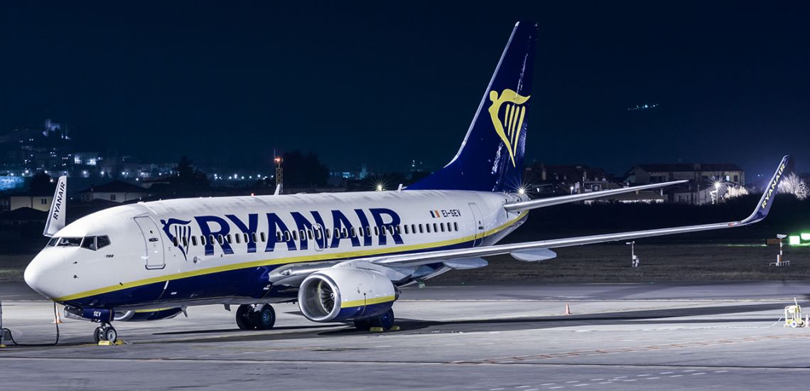 Η Ryanair ακυρώνει αιφνιδιαστικά περίπου 2.000 πτήσεις μέχρι το τέλος Οκτωβρίου