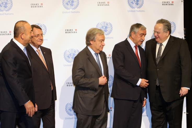 Χρήσιμη και ωφέλιμη η παρουσία του ΓΓ του ΟΗΕ δήλωσε ο Κοτζιάς