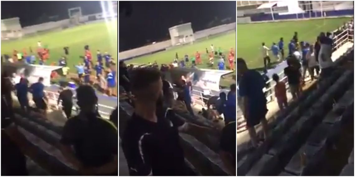 ΕΠΕΙΣΟΔΙΑ ΔΑΣΑΚΙ: Η στιγμή που οπαδοί επιτίθενται σε θεατές – Ηλικιωμένη γυναίκα τραυματίστηκε στο κεφάλι – VIDEO