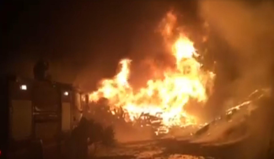 Βίντεο της Πυροσβεστικής από την πυρκαγιά στο Βασιλικό