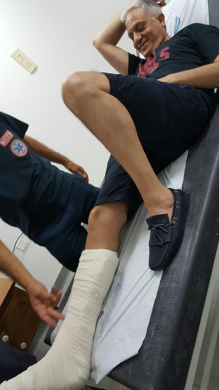 Στο Νοσοκομείο τραυματίας ο Νίκος Τορναρίτης – ΦΩΤΟΓΡΑΦΙΑ