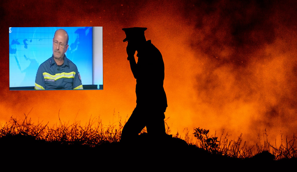 Βούρκωσε για την πυρκαγιά στο Βασιλικό ο Τράγκολας – «Ο νους μας πήγε στο Μαρί και στους συναδέλφους που χάσαμε» - VIDEO