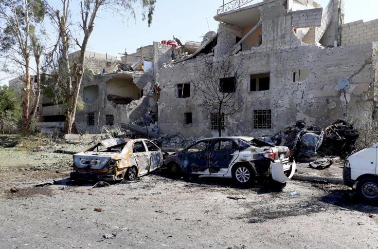 Η συριακή πολεμική αεροπορία βομβάρδισε στην Αν. Γούτα σύμφωνα με ΜΚΟ