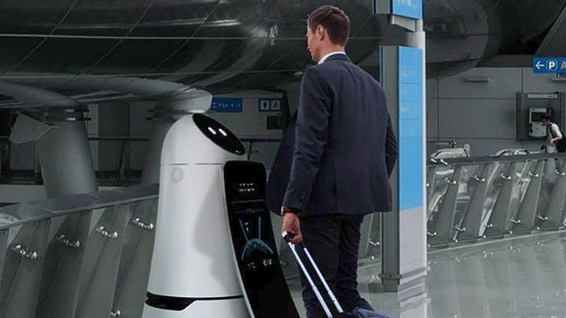 Ρομπότ παρέχουν πληροφορίες και βοήθεια σε ταξιδιώτες στο διεθνές αεροδρόμιο της Σεούλ