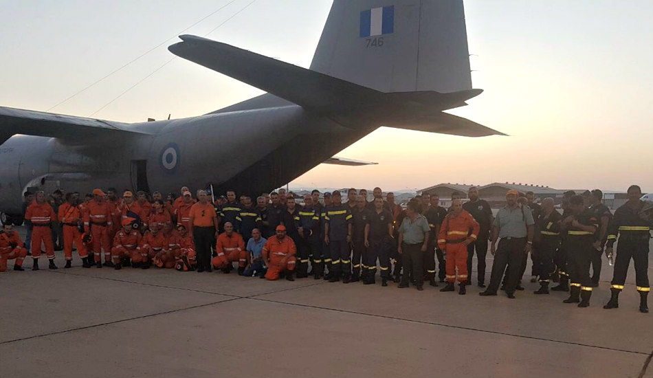 Αναχωρούν για Αθήνα με καθυστέρηση μιας μέρας οι 60 Κύπριοι πυροσβέστες  – Άγνωστο πότε θα επιστρέψουν