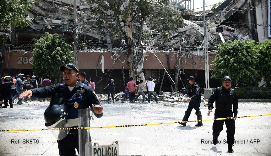 Τουλάχιστον 5 νεκροί στο Μεξικό από τη φονική σεισμική δόνηση - Tεράστιες καταστροφές