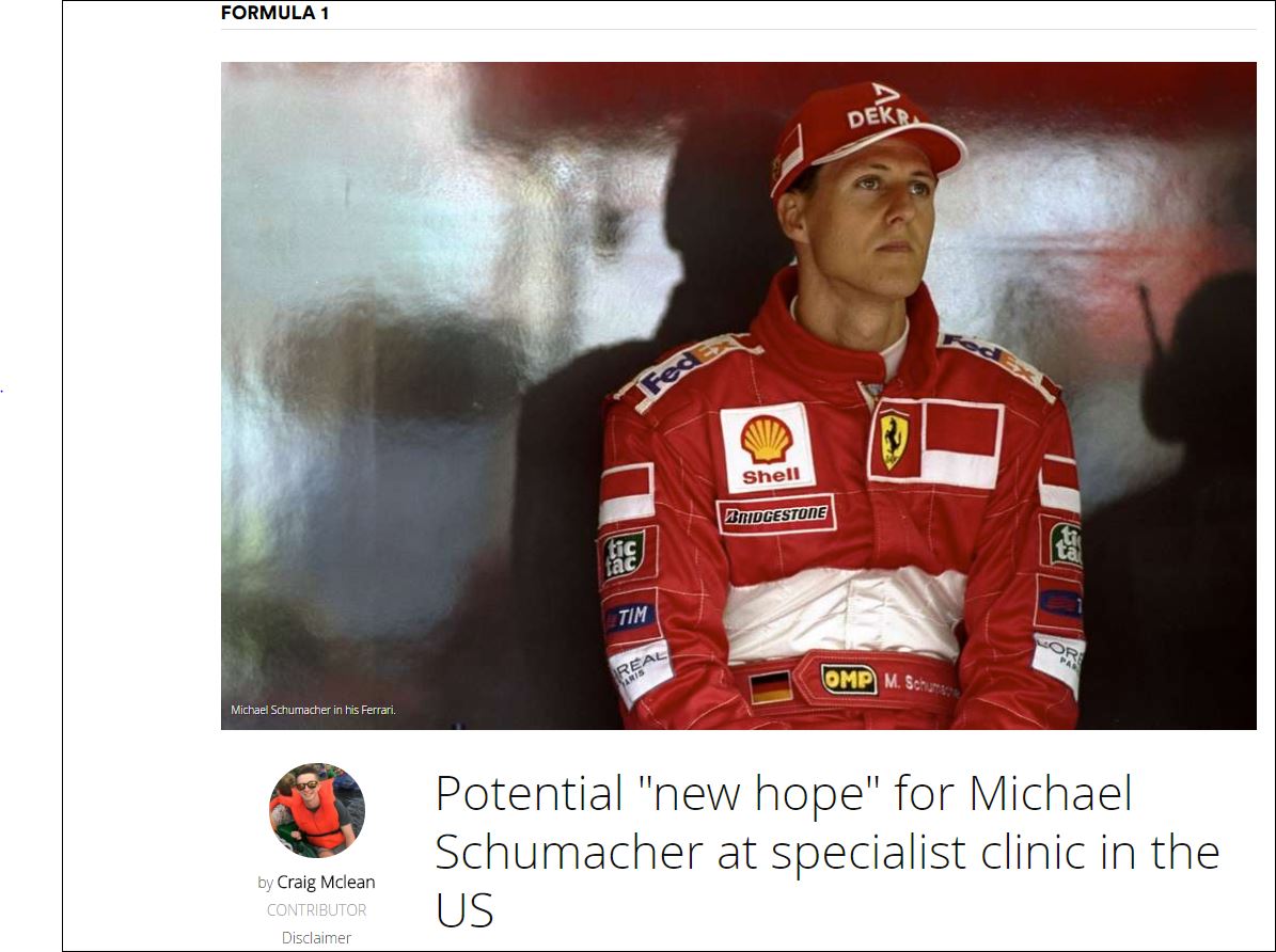 Ελπίδα ζωής για τον τον Michael Schumacher στις ΗΠΑ; Γιατί πάρθηκε η απόφαση να τον μεταφέρουν