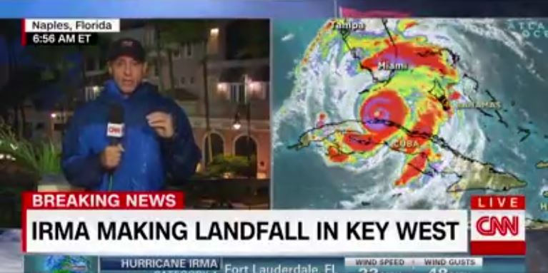 Respect στους δημοσιογράφους του CNN – Απίστευτες εικόνες ζωντανής μετάδοσης μέσα από τον τυφώνα – ΦΩΤΟΓΡΑΦΙΕΣ