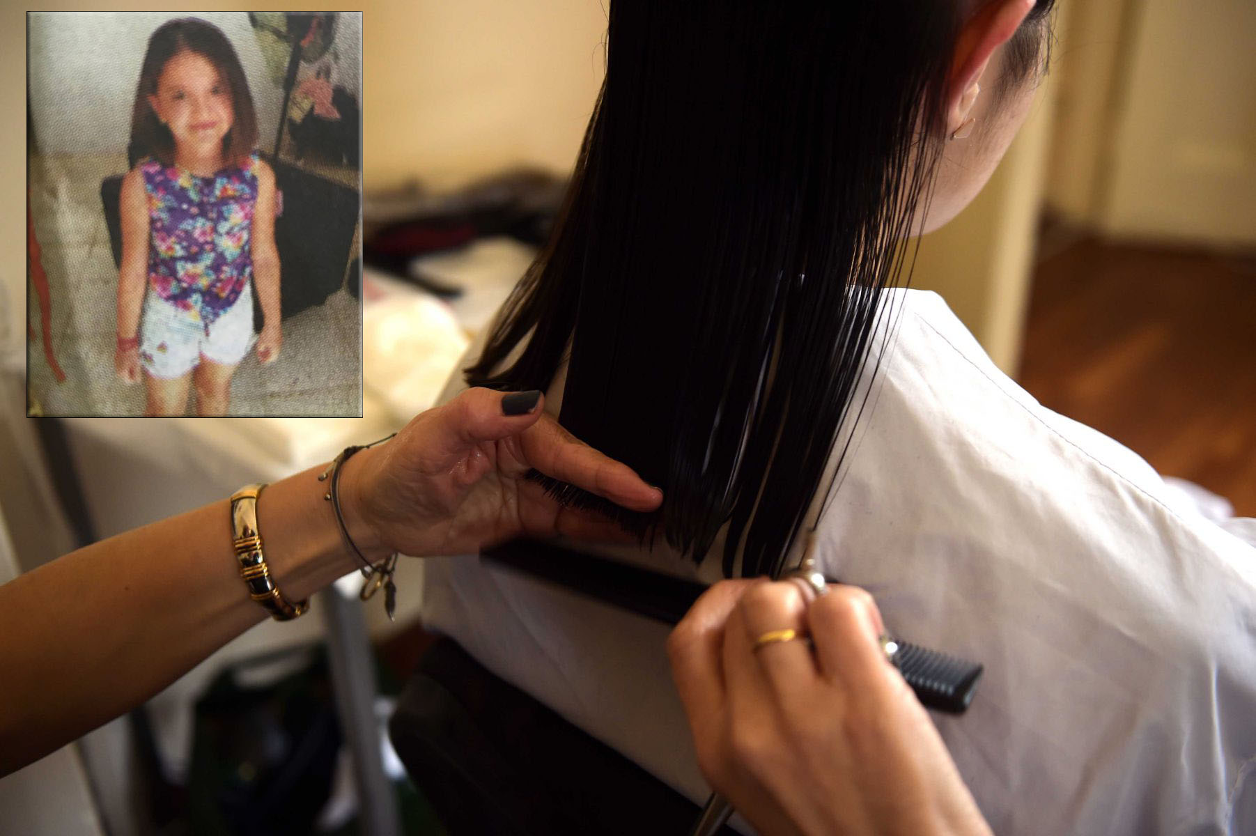 Μεγαλείο ψυχής από την μικρή Λεοντία από την Πάφο - Έκοψε τα μαλλιά της για να τα δωρήσει σε παιδιά με καρκίνο