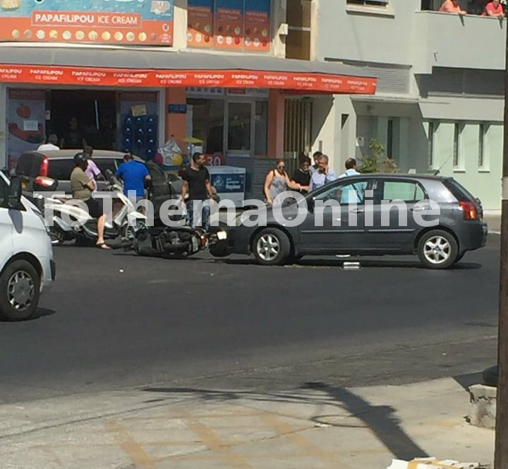 ΛΕΜΕΣΟΣ: Μοτοσικλετιστής στο Γεν. Νοσοκομείο μετά από τροχαίο με αυτοκίνητο- ΦΩΤΟΓΡΑΦΙΕΣ
