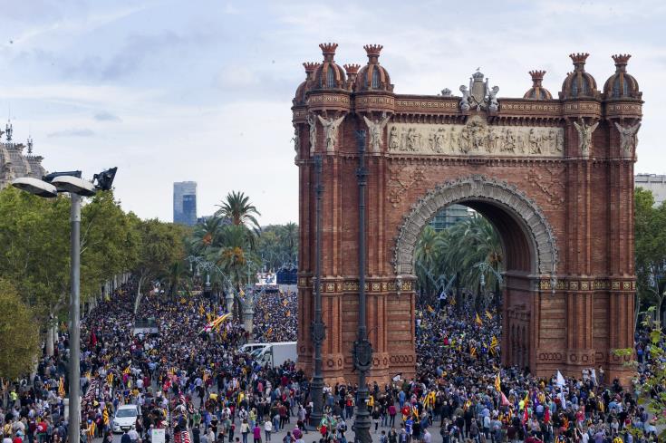 Για ανάγκη αποκλιμάκωσης της έντασης κάνει λόγο ο Πρόεδρος της Καταλονίας