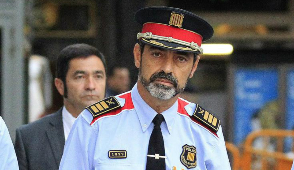 Η ισπανική Κυβέρνηση απέλυσε τον Αρχηγό της Αστυνομίας της Καταλονίας