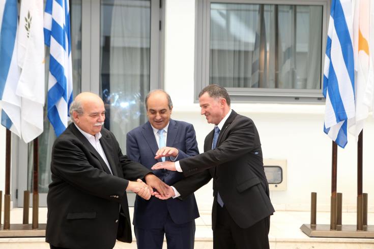 Τη σημασία της συνεργασίας τονίζουν σε Κοινή Διακήρυξη οι πρόεδροι κοινοβουλίων Κύπρου, Ελλάδας και Ισραήλ