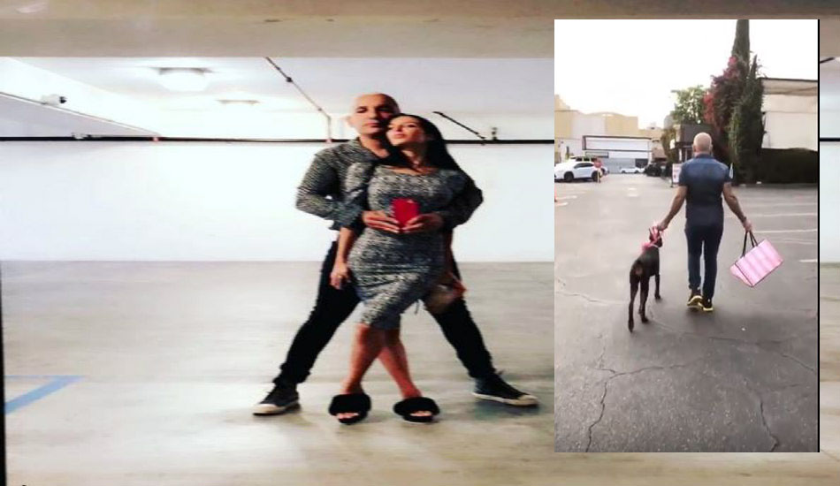 Το πιο «βαρβάτο» αρσενικό της κυπριακής showbiz έβαλε ροζ κορδέλα στον doperman του και λικνίζεται με μια τσάντα - VIDEO